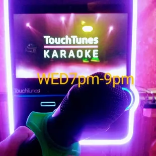 KARAOKE WEDNESDAYS 7pm-9pm Bring your dollars! Sing your heart out! Sound System is AWESOME!!!