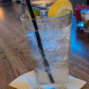 Their Seltzer water is pretty good too.