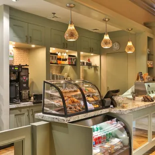 Grab a house made pastry and Illy Coffee today!