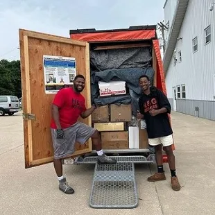 H &amp; G Movers 
loading Rev. Charles and Wilma Flory's 50+ year collection 
Greensburg, IN
Aug 2022