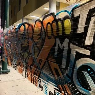 Graffiti on Saran Wrap