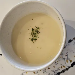 Complimentary soup