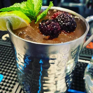 Ole smoky mule on tap, blackberry