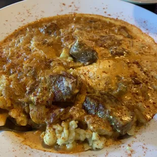 Szekely Goulash--there are some clinkers on Laszlo's menu, but this dish is excellent, with bold, deep flavors