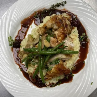 Oven roasted pheasant