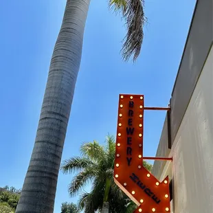 outside