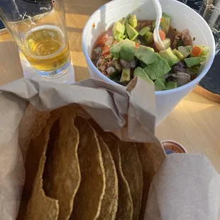 Mariscos El Katrin food truck: fish ceviche