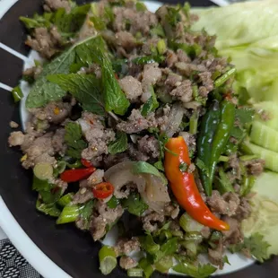 Pork laab. Delicious