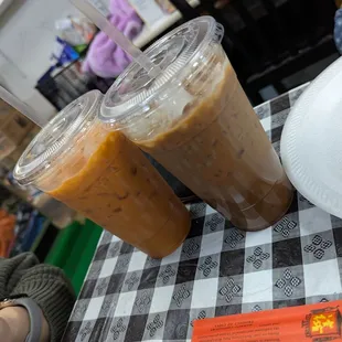 Thai tea and Thai coffee...above average