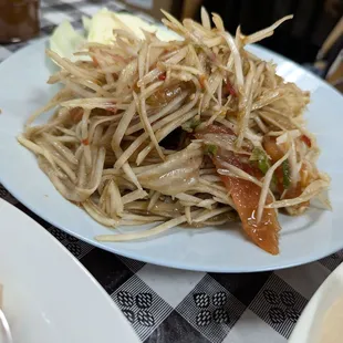 Papaya salad @ $12 delicious...