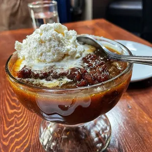 Sticky toffee pudding