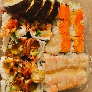 Sushi Delivery close up!!!