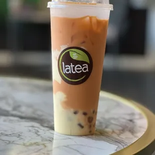 Crème Brûlée Thai Milk Tea