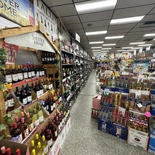 the aisle of a store