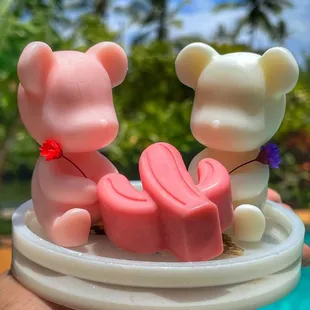 Bear shaped and cactus shaped air fresheners