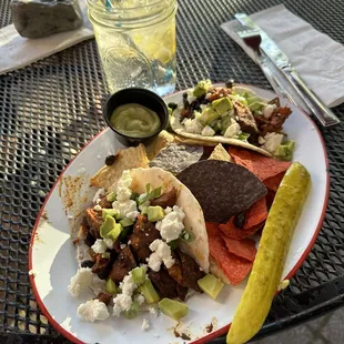 Sweet potato tacos with avocado greek yogurt. $15 for a snack practically. But it was very tasty.