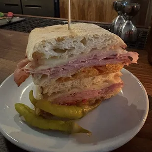 Mortadella and Gouda (the best sandwich I have ever had in my entire life)