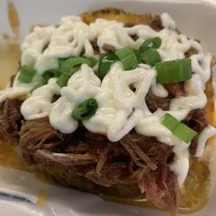 BBQ Brisket Baked Potato