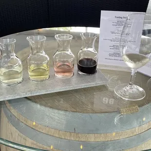 Tasting flight