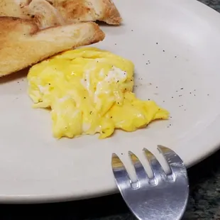 Undercooked raw egg