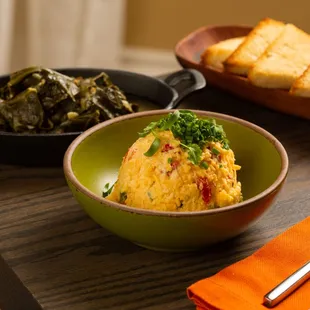 Enjoy our pimento cheese appetizer