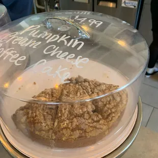 Pumpkin Cream Cheese Coffee Cake-Only during the Fall season. 9/6/24