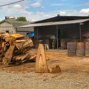 Barbeque Pit out back.