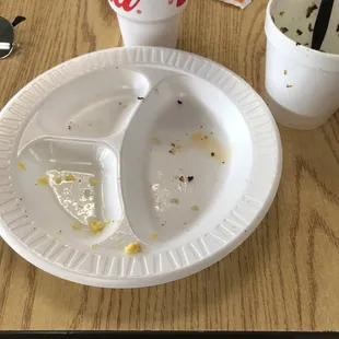 What&apos;s left of my breakfast