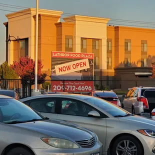 cars parked in a parking lot