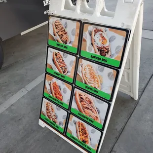 a sign for a sandwich shop