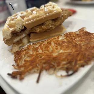 Chicken & Waffles Sandwich
