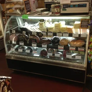 New deli case. They really turned this place around.