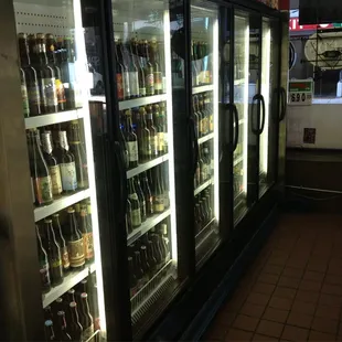 a refrigerated display case