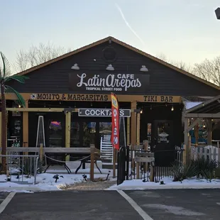 Patio area,  I'm sure it's going to be rocking out in the summer