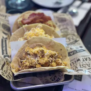 BREAKFAST TACOS