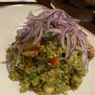 Chicken Cilantro Rice - Arroz con Pollo