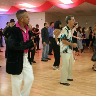 Ruth Caspary teaching with Jose Santa Maria in Santa Rosa.