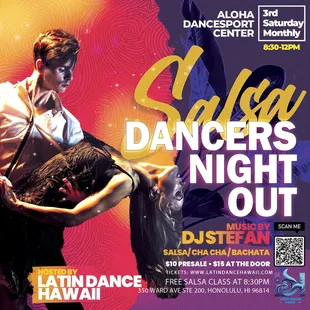 DANCE SOCIAL every 3rd  Saturday of the month! VAMOS!