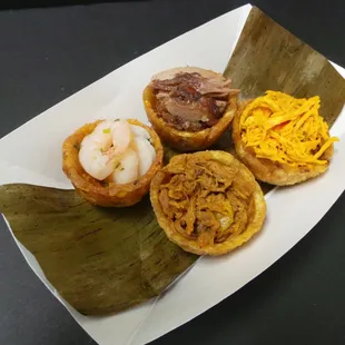 Tostones Rellenos De Cerdo