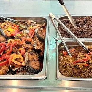 a variety of food items