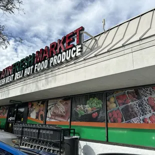 the front of the store