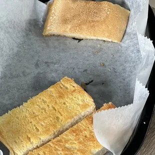  basket of sandwiches