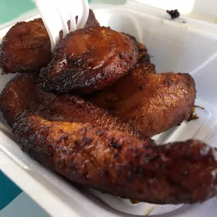 Last plantains of the trip. $3 for a big pile (we ate half before I remembered to take a pic)