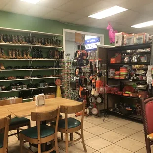 a variety of shoes and accessories