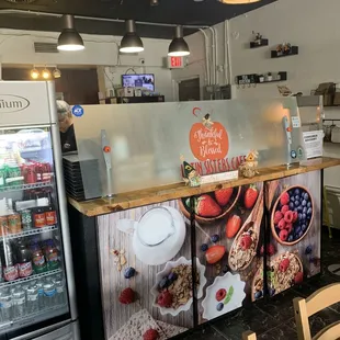 the interior of a mexican restaurant