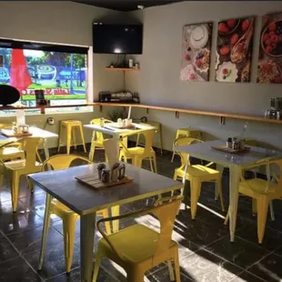 Our dining area