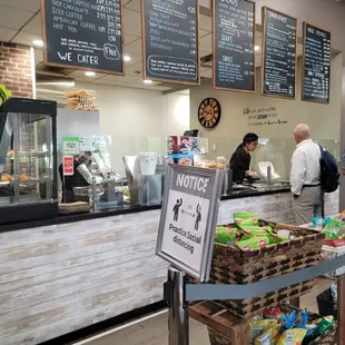 customers at the counter