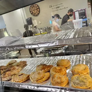 a variety of pastries