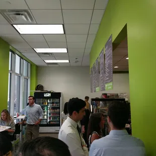 Always a line during lunch that goes quickly though!