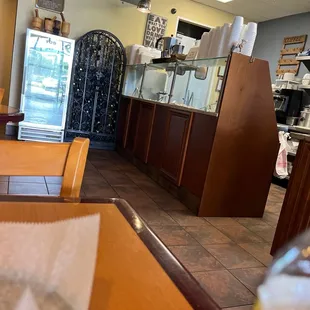 the interior of a restaurant